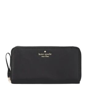 Kate Spade New York Chelsea Large Continental Wallet Black And Gold
